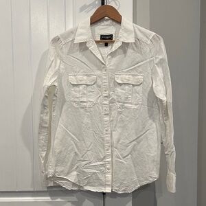 Express Original White Linen Shirt